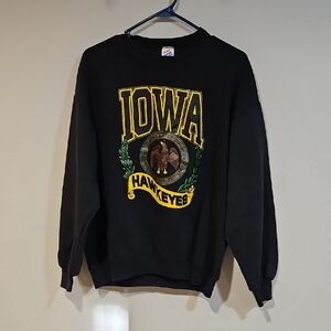Iowa Hawkeyes Vintage Black Sweatshirt